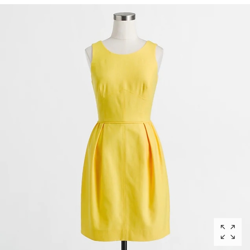 Beautiful gently loved J.Crew yellow dress. Dress is still like brand new!